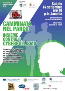 14/09 Camminata nel parco - INSIEME CONTRO IL CYBERBULLISMO